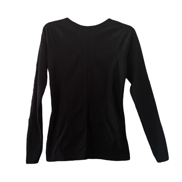 Athleta Foothill Long Sleeve Laser Cut Pullover Top - Picture 5 of 8